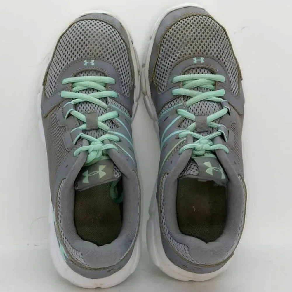 Under Armour Thrill 2 Women's Gray w/Aqua Green Accents Running Shoes - Size 8.5